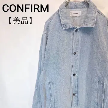 [ 새상품급 ] CONFIRM 긴팔 포켓 부착 블루종 데님 자켓