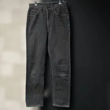 90s 구제 의류 LEE 리 201 블랙 데님 32 x 33 일본제