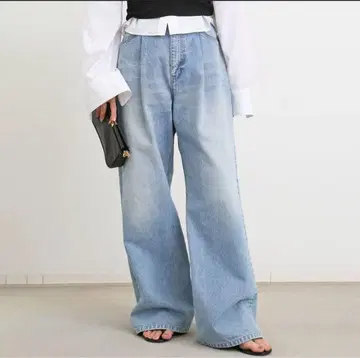 두지엠 클라세 턱 배기 데님 38 사이즈