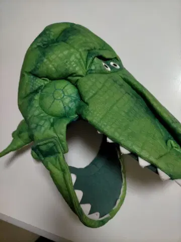 악어 머리 봉제 인형 모자