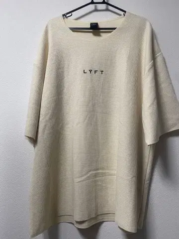 LYFT 오버 사이즈 T셔츠 크림색