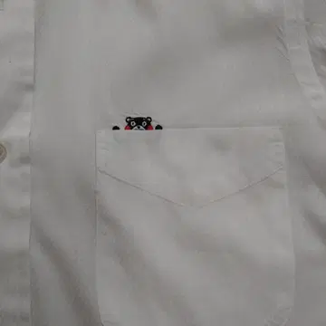 히토요시 HITOYOSHI 셔츠 쿠마몬 화이트