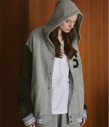 soerte 루즈 빈티지 스타디움 후디 사이즈 2