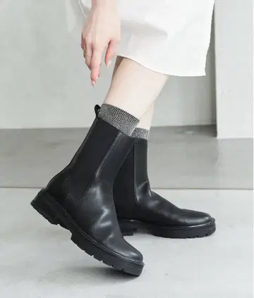 LE TALON 첼시 부츠 블랙 M 사이즈