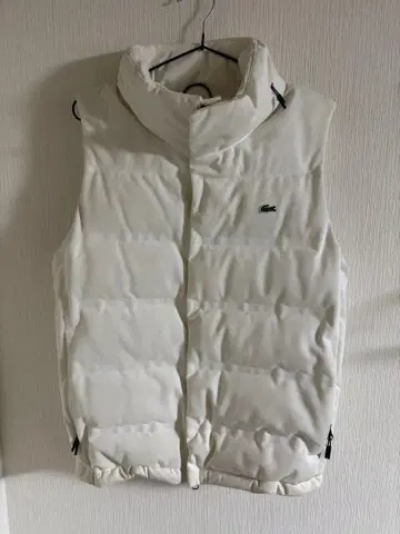 라코스테 화이트 다운 베스트