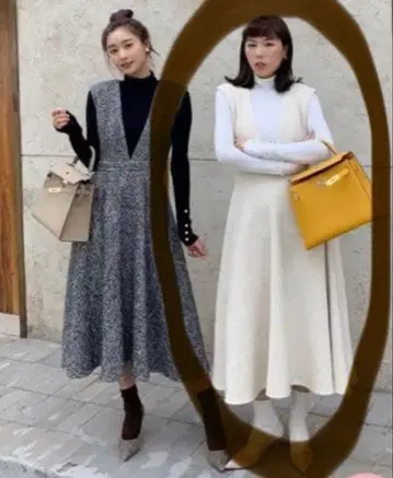 [ 새상품급 ] birthdaybash 트위드 원피스 아이보리