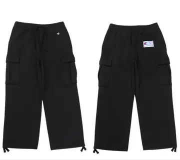 Champion 블랙 맨투맨 팬츠 XL