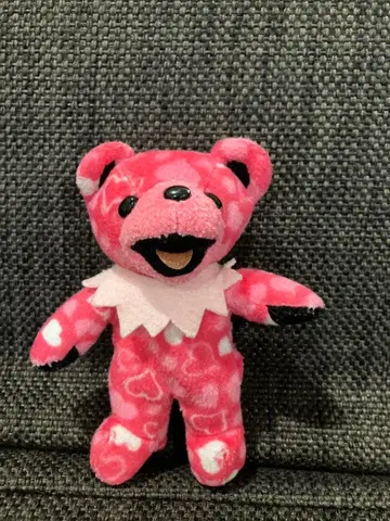 그레이트풀 데드 Lil Heart 핑크 하트 곰 봉제 인형