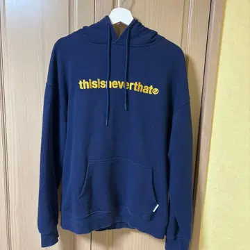 thisisneverthat 네이비 후드 부착 후드티 M