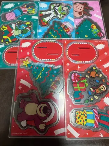 토이 스토리 크리스마스 아크릴 스탠드 5개 세트