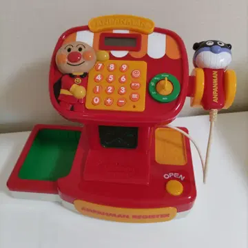 가게에서 쇼핑 스캔으로 삑삑! 호빵맨 계산대 소꿉놀이