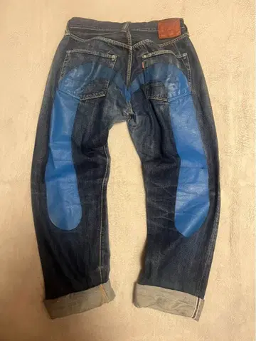 인기 EVISU 적귀 대흑 W36 x 35 No.2 데님 청바지