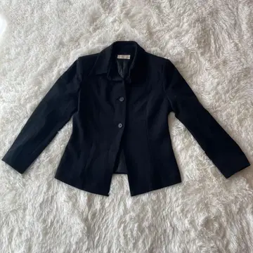 아쉬움 테일러드 자켓 블랙 7호 오피스 캐주얼 심플 새상품급