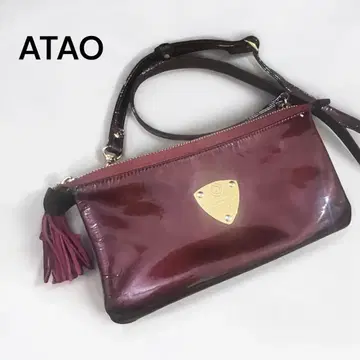 ATAO 아타오 BooBoo 돌체 지갑 미니백 와인 레드 새상품급