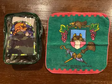 이웃집 토토로 파우치 손수건 타월 지브리전 지브리 미술관