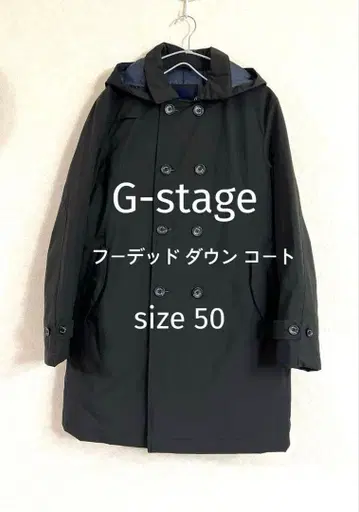 컨디션 최상 [ G-Stage ] 블랙 더블 브레스트 다운 자켓 LL