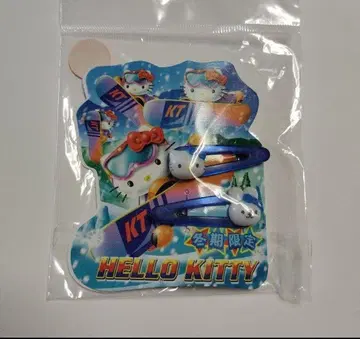 산리오 헬로키티 신슈 겨울 한정판 헤어핀 미개봉 새상품 당시 물품 레어