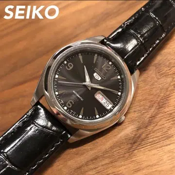 [ SEIKO ] SEIKO5 자동 와인딩 세이코 파이브 네이비 그레이