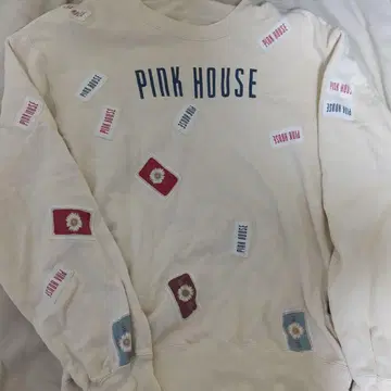 PINK HOUSE 로고 프린트 트레이닝복