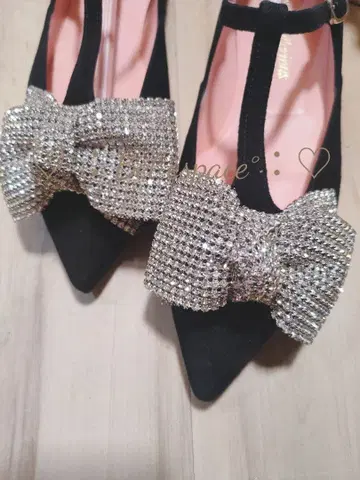 레어! 미사용에 가까운! 프리티 발레리나 리본 펌프스 블랙