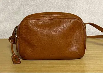 겐텐 브라운 가죽 숄더백