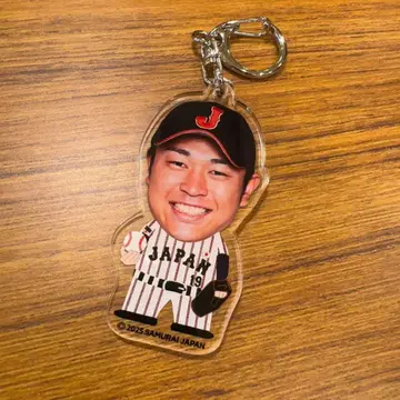 사무라이 재팬 빅 페이스 키링 타카하시 히로토 주니치 드래곤즈