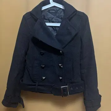 피코트 자켓 스터드 헤이세이 갸루 y2k 다크 코어 펑크