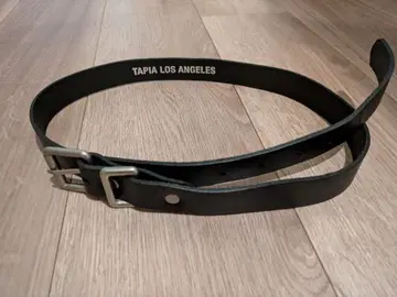 Tapia LOS ANGELES 가죽 벨트 블랙