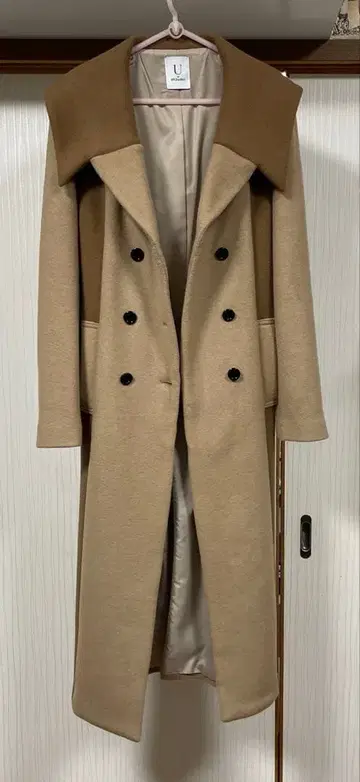 [ 새상품 미사용 ] U by SPICK&SPAN 바이컬러 코트