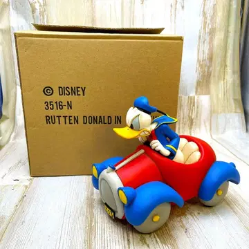 도널드 덕 빨간색 자동차 RUTTEN 루텐사제 레진제 빅 피규어