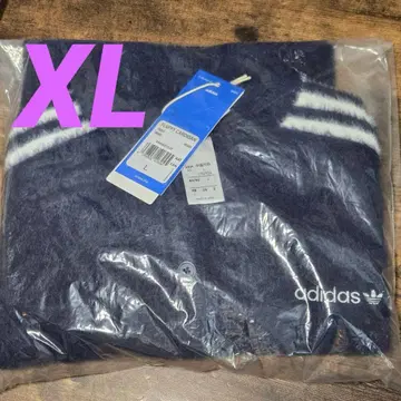 adidas 플러피 니트 가디건 리나티 네이비 XL