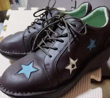 미라이알키 별 포인트 스트링 슈즈 브라운