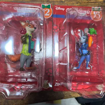 주토피아 닉 주디 오너먼트 복권 상자째