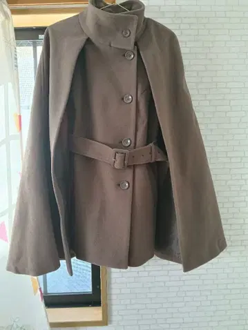 [ 새상품급 ] GRL/브라운 케이프 스타일 아우터