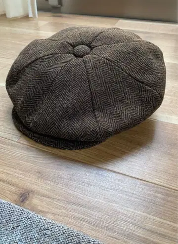 [NEWYORK HAT] 브라운 트위드 울 헌팅 캡