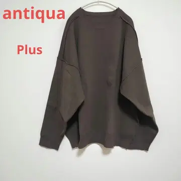 antiqua 안티카 스펀지 니트 풀오버 빅 사이즈