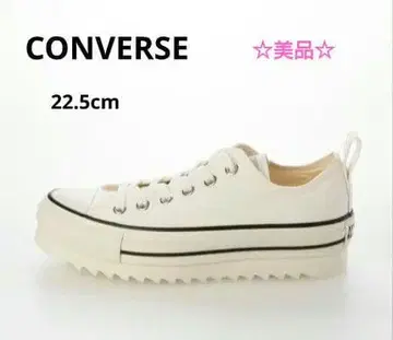새상품급 CONVERSE ALL STAR 플랫폼 스니커즈 화이트