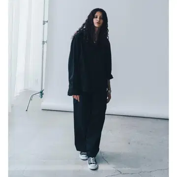 ESSAY HAKAMA SLACKS BLACK