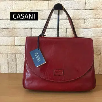 CASANI 천연 가죽 핸드백 빈티지 made in Italy
