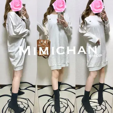 [ 새상품 ] LACOSTE 맨투맨 원피스 트레이닝복 원 포인트