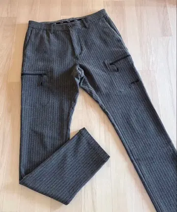 핑 PING 남성용 스트라이프 헤링본 무늬 롱 팬츠 사이즈 M