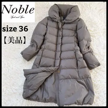 노블 다운 자켓 겉옷 여성용 점퍼 S 새상품급 다운 코트
