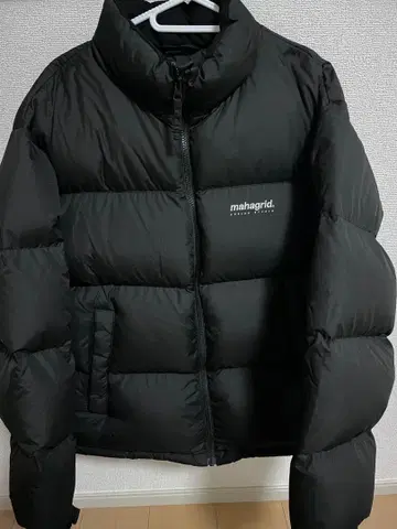 mahagrid. 블랙 다운 자켓 M