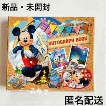 [ 새상품 ] 디즈니 사인북 사인펜 포함 TDR 사인 미키 브라운