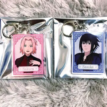 NARUTO Dress Up ver. 아크릴 키링 사스케 사쿠라