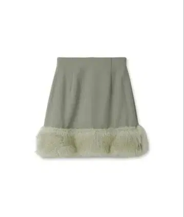 릴리 브라운 에코 퍼 미니 스커트 MNT