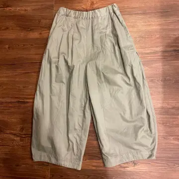 츠무구 tumugu 플러치노크로스 와이드 팬츠