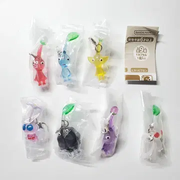 가챠 피크민 메지루시 액세서리 2종 7개