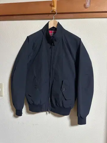 BARACUTA 체크 무늬 자켓 36