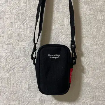 미사용 새상품 맨해튼 포티지 숄더백 미니 숄더 블랙